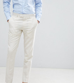 Облегающие льняные брюки Farah exclusive - Светло-бежевый