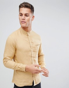 Льняная рубашка Celio - Рыжий