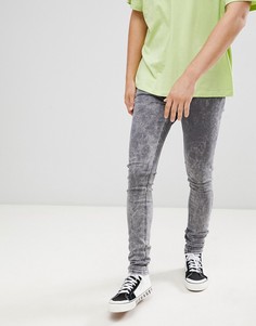 Серые облегающие джинсы Brooklyn Supply Co - Серый
