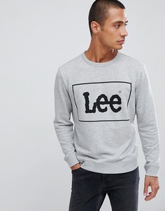 Свитшот с логотипом Lee Jeans - Серый