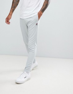Серые джоггеры узкого кроя с защипами Fila White Line - Серый