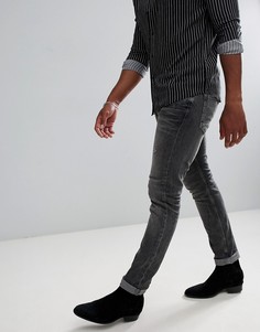 Серые зауженные джинсы AllSaints Rex - Серый