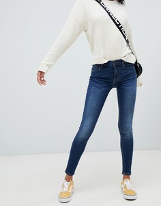 Синие супероблегающие джинсы Pull&Bear - Синий Pull&;Bear
