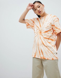 Оранжевая футболка с принтом тай-дай Converse - Мульти