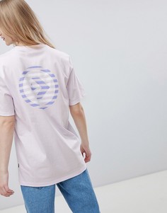 Сиреневая футболка с принтом на спине Converse Cons Skate Boarding - Фиолетовый