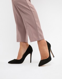 Черные туфли с острым носком на каблуке Faith Chloe - Черный