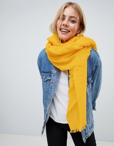 Однотонный шарф New Look - Желтый