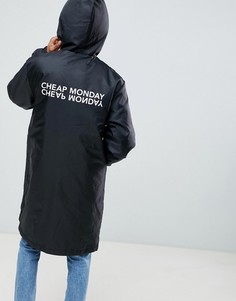 Дождевик с логотипом на спине Cheap Monday - Черный