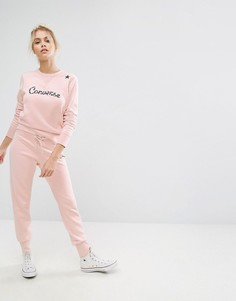 Розовые джоггеры Converse Essentials - Розовый