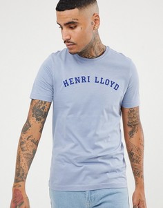 Серая футболка с логотипом Henri Lloyd Ragian - Серый