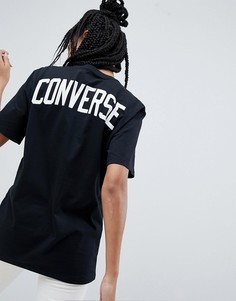 Черная футболка Converse - Черный