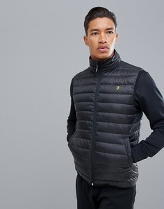 Черный дутый жилет Farah Sport Dalmeny - Черный