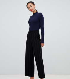 Кюлоты в рубчик ASOS DESIGN Tall - Черный