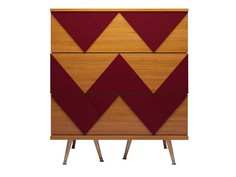 Комод lady woo (woodi) коричневый 80x97x50 см.