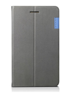 Аксессуар Чехол Lenovo Tab 7 E Folio Case and Film Grey-WW ZG38C02326