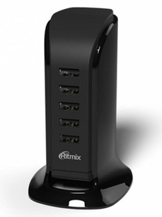 Зарядное устройство Ritmix RM-5055AC 5xUSB Black
