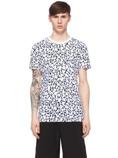 Хлопковая футболка с абстрактным принтом Christopher Raeburn