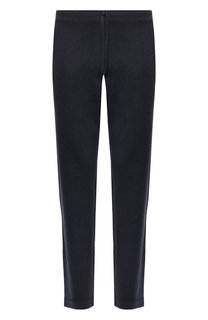 Шерстяные брюки прямого кроя с поясом на кулиске Cruciani