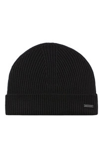 Шерстяная шапка фактурной вязки Ami