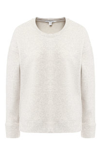 Хлопковый пуловер с круглым вырезом James Perse