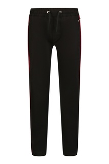 Черные брюки с лампасами Dolce&Gabbana Kids
