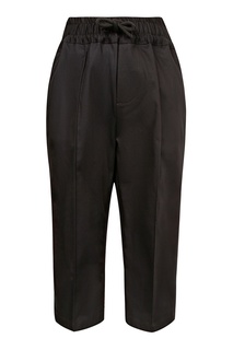 Черные брюки с эластичным поясом Dolce&Gabbana Kids