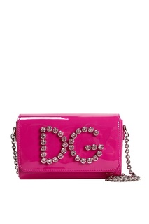 Лакированная розовая сумка Dolce&Gabbana Kids