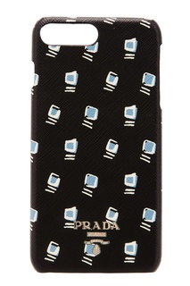 Кожаный чехол для смартфона Prada