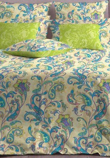 Постельное белье Семейное Хлопковый Край Кемер лайм