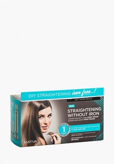Набор для ухода за волосами Kativa IRON FREE для выпрямления "Восстановление" для волос с секущимися кончиками