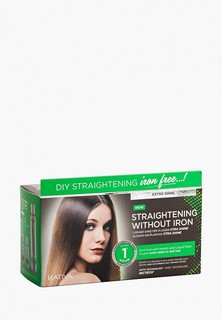 Набор для ухода за волосами Kativa IRON FREE для выпрямления "Экстра-блеск" для тусклых волос с жемчугом и кератином