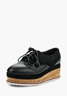 Ботинки LOST INK HAZEL SCALLOPED CORK FLATFORM SHOE