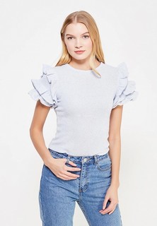 Джемпер Lost Ink Petite P TEXTURED RUFFLE TEE