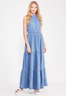 Платье джинсовое LOST INK DENIM FRILL MAXI