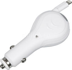 Автомобильное зарядное устройство WIIIX CH-U2-3W, USB, 8-pin Lightning (Apple), 2.1A, белый