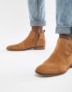Замшевые ботинки челси River Island - Рыжий