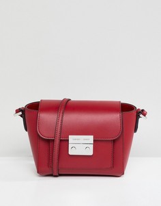 Сумка через плечо с логотипом на фурнитуре Emporio Armani - Красный