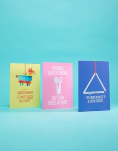 3 открытки Jolly Awesome - Мульти