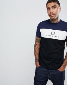 Темно-синяя футболка с логотипом в стиле 90-х Fred Perry Sports Authentic - Темно-синий