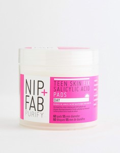 Дневные ватные диски с салициловой кислотой NIP+FAB Teen Skin Fix - 80 мл - Бесцветный
