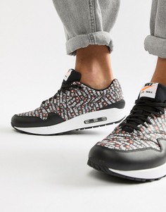 Черные кроссовки премиум-качества Nike Air Max 1 875844-009 - Черный