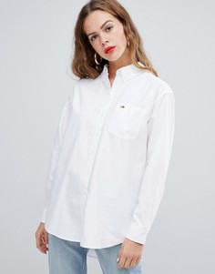 Классическая белая рубашка Tommy Jeans - Белый