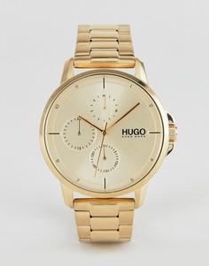 Наручные часы HUGO 1530026 Focus - Золотой