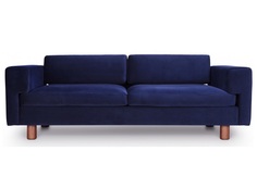 Двухместный диван deem (icon designe) синий 230x80x100 см.