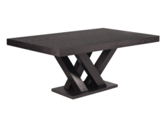 Обеденный стол wals (icon designe) коричневый 180x85x100 см.