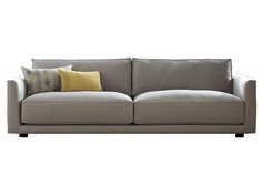 Двухместный диван lower (icon designe) серый 220x78x103 см.