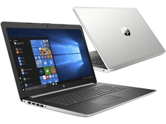 Ноутбук HP 17-by0029ur 4JX97EA Natural Silver (Intel Core i5-8250U 1.6 GHz/8192Mb/1000Gb + 128Gb SSD/DVD-RW/AMD Radeon 530 2048Mb/Wi-Fi/Cam/17.3/1920x1080/Windows 10 64-bit)