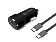 Зарядное устройство DF AutoTor-08 1xType-C QC 3.0 Кабель Type-C/Type-C