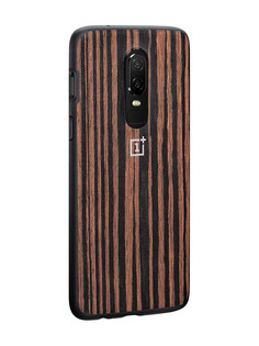 Аксессуар Чехол OnePlus 6 Bumper Ebony Wood