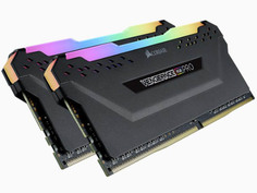 Модуль памяти Corsair Vengeance RGB Pro DDR4 DIMM 3000MHz PC4-24000 CL15 - 16Gb KIT (2x8Gb) Black CMW16GX4M2C3000C15